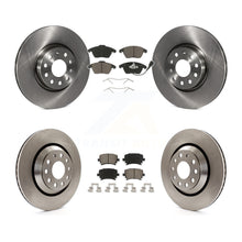 Charger l'image dans la galerie, Front Rear Disc Brake Rotors And Ceramic Pads Kit For Volkswagen Passat CC