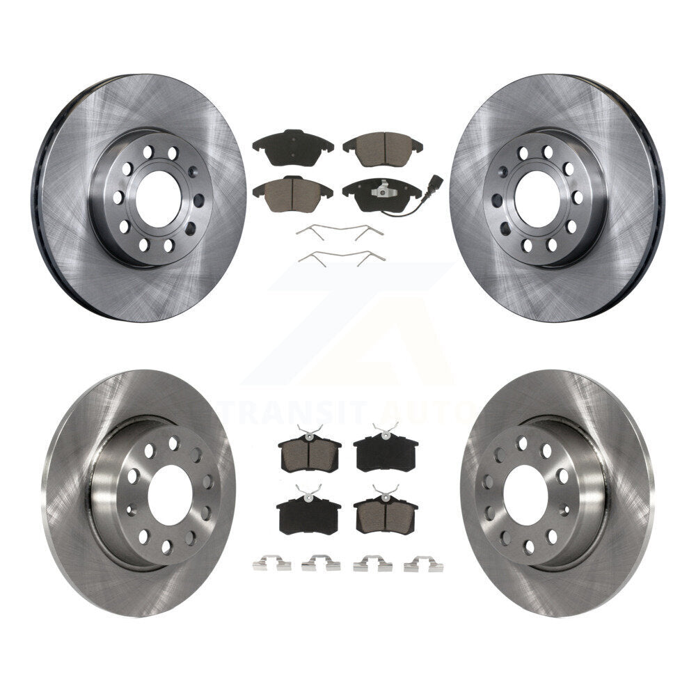 Front Rear Disc Brake Rotors And Ceramic Pads Kit For Volkswagen Beetle