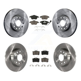 Front Rear Disc Brake Rotors And Ceramic Pads Kit For Volkswagen Beetle