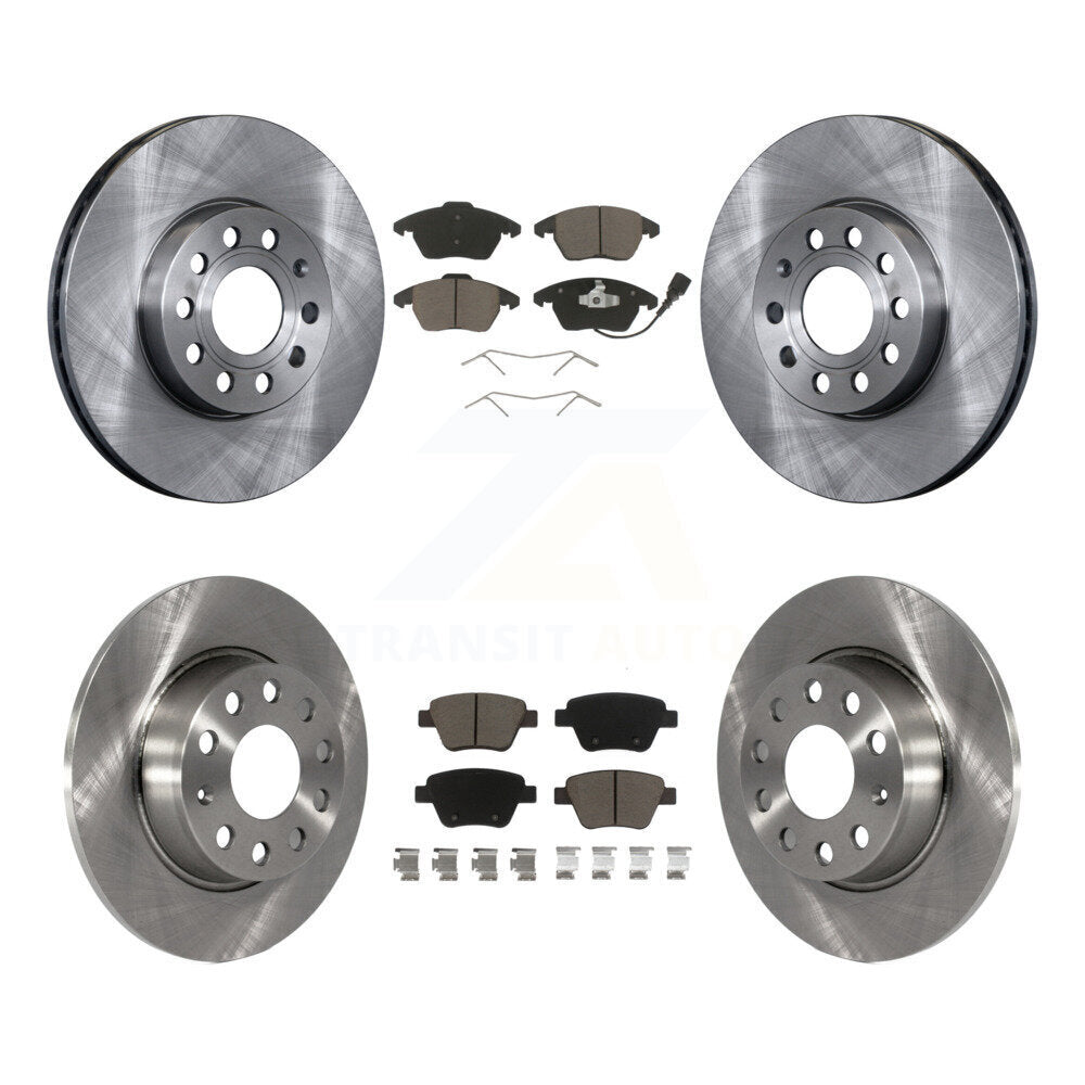 Front Rear Disc Brake Rotors And Ceramic Pads Kit For Volkswagen Beetle