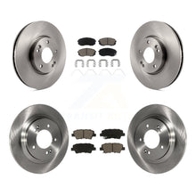 Charger l'image dans la galerie, [Front+Rear] 2017-2019 Kia Soul EV Premium OE Brake Rotors &amp; Ceramic Pads Kit For Max Braking