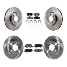 [Front+Rear] 2017-2019 Kia Soul EV Premium OE Brake Rotors & Ceramic Pads Kit For Max Braking