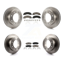 Front Rear Brake Rotor & Ceramic Pad Kit For Ford F-250 Super Duty Excursion 4WD