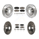 [Front+Rear] 2019-2022 Mazda CX-5 Turbocharged Premium OE Brake Rotors & Ceramic Pads Kit For Max Braking