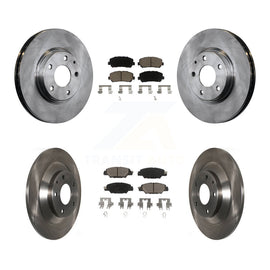 Front Rear Disc Brake Rotors And Ceramic Pads Kit For Mazda CX-5