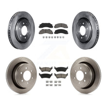 Charger l&#39;image dans la galerie, Front Rear Disc Brake Rotors And Ceramic Pads Kit For Ford F-150