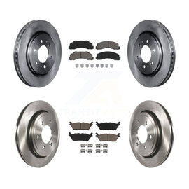 Front Rear Disc Brake Rotors And Ceramic Pads Kit For Ford F-150