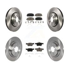 Charger l'image dans la galerie, Front Rear Disc Brake Rotors And Ceramic Pads Kit For Honda Civic