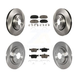 Front Rear Disc Brake Rotors And Ceramic Pads Kit For Honda Civic