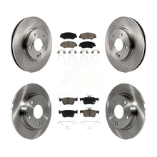 Charger l&#39;image dans la galerie, Front Rear Disc Brake Rotors And Ceramic Pads Kit For Honda Civic