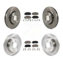 Charger l'image dans la galerie, Front Rear Disc Brake Rotors And Ceramic Pads Kit For Acura RLX