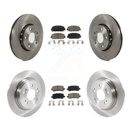 Front Rear Disc Brake Rotors And Ceramic Pads Kit For Acura RLX