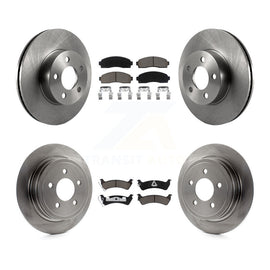 Front Rear Disc Brake Rotor And Ceramic Pad Kit For Ford Explorer Sport Trac 4WD