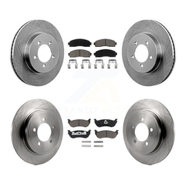 Front Rear Brake Rotor And Ceramic Pad Kit For Ford Explorer Mercury Mountaineer