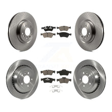 Charger l'image dans la galerie, Kit de rotors de frein avant et arrière et plaquettes en céramique, pour Mercedes-Benz R350 ML500 R500 R320 