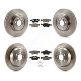 Kit de rotors de frein à disque avant et arrière et plaquettes en céramique pour Mercedes-Benz ML320 