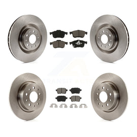 Kit de rotors de frein à disque avant et arrière et plaquettes en céramique pour Fiat 500L 2014-2020 