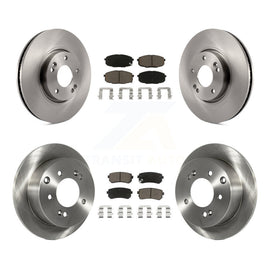 Kit de rotors de frein à disque avant et arrière et plaquettes en céramique, pour Kia Forte koup Forte5 