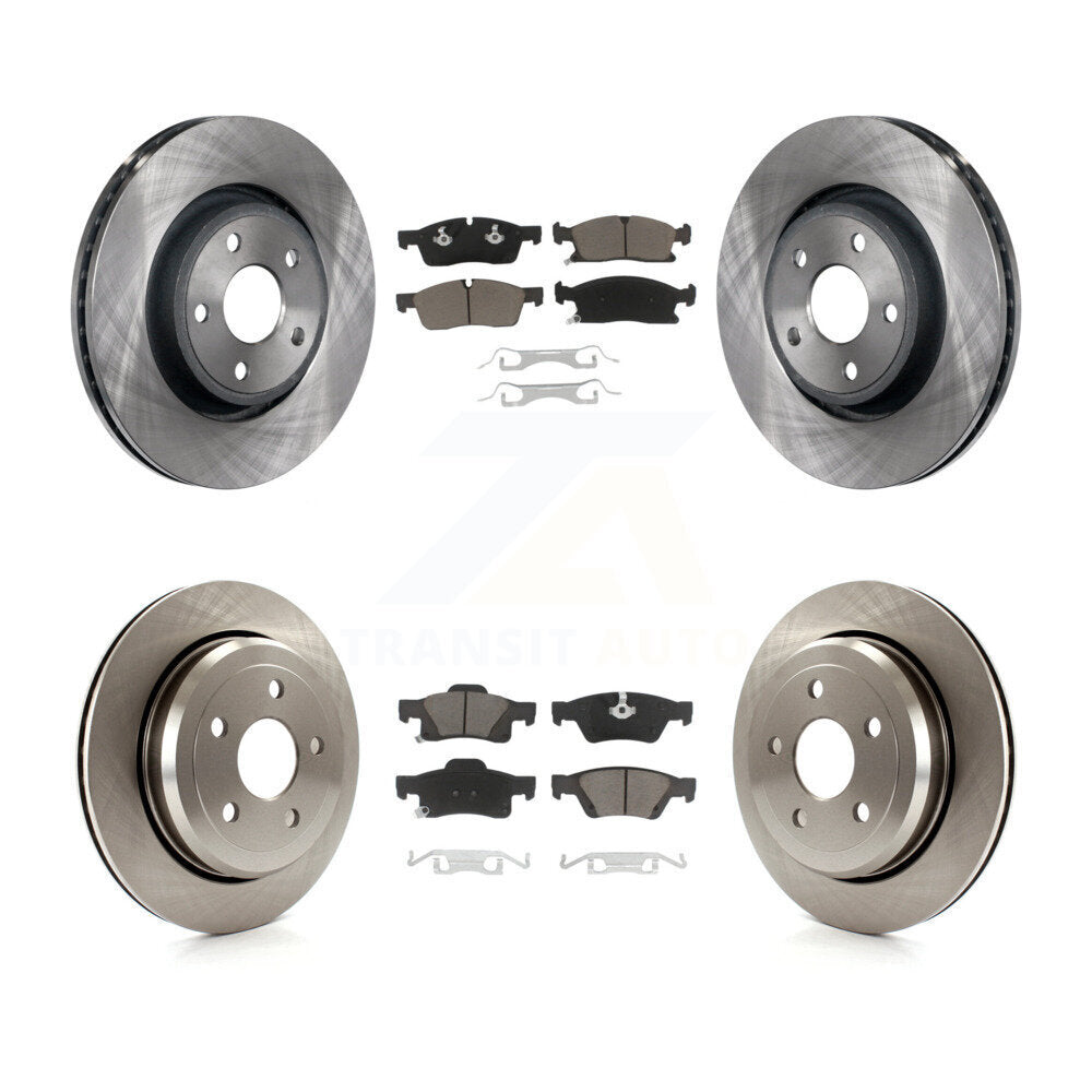 Kit de plaquettes de frein en céramique, Rotors avant et arrière, pour Dodge Durango Jeep Grand Cherokee WK 