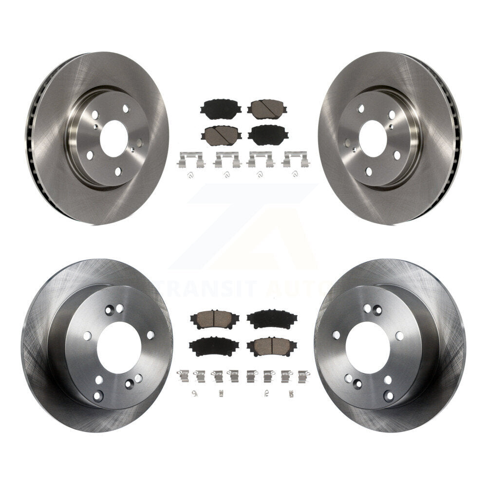 Kit de rotors de frein à disque avant et arrière et plaquettes en céramique pour Lexus IS250 