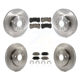 Front Rear Disc Brake Rotor Ceramic Pad Kit For 2019-2020 Chevrolet Camaro LT/LS