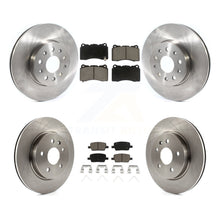 Charger l'image dans la galerie, Front Rear Disc Brake Rotors And Ceramic Pads Kit For Chevrolet Camaro