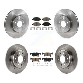 Front Rear Disc Brake Rotors And Ceramic Pads Kit For Buick Envision