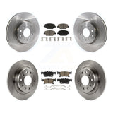 Front Rear Disc Brake Rotors And Ceramic Pads Kit For Buick Envision