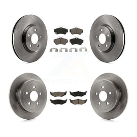 Front Rear Disc Brake Rotors And Ceramic Pads Kit For Chrysler PT Cruiser