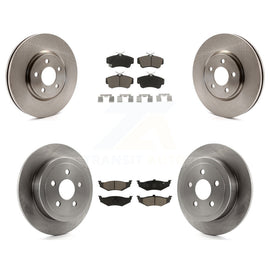 Front Rear Disc Brake Rotor Ceramic Pad Kit For Chrysler PT Cruiser Turbocharged