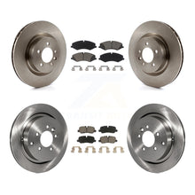 Charger l'image dans la galerie, Front Rear Disc Brake Rotors And Ceramic Pads Kit For Land Rover LR4 Range Sport