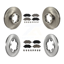 Charger l&#39;image dans la galerie, Front Rear Brake Rotor Ceramic Pad Kit For Ford Transit-350 HD With 6 Lug Wheels