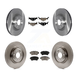 Front Rear Brake Rotors & Ceramic Pad Kit For Audi Q5 A5 Quattro Sportback A4 A6