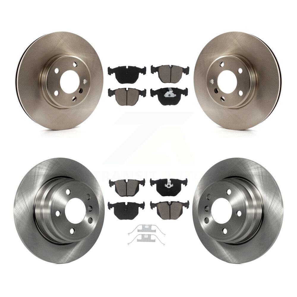Front Rear Disc Brake Rotors And Ceramic Pads Kit For BMW X5