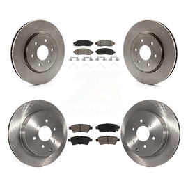 Front Rear Disc Brake Rotors And Ceramic Pads Kit For Nissan Pathfinder