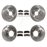 Front Rear Brake Rotor And Ceramic Pad Kit For Chrysler Sebring Mitsubishi Dodge