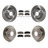 Front Rear Disc Brake Rotors And Ceramic Pads Kit For Mitsubishi Galant Eclipse
