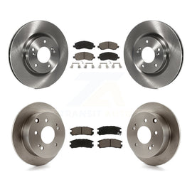Front Rear Disc Brake Rotors And Ceramic Pads Kit For Mitsubishi Galant Eclipse
