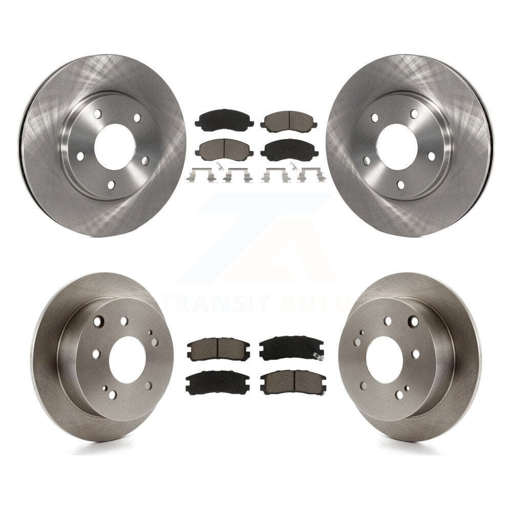 [Front+Rear] 2004-2006 Mitsubishi Galant 2.4L Premium OE Brake Kit & Ceramic Pads For Max Braking