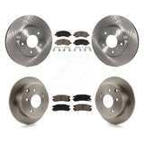 [Front+Rear] 2004-2006 Mitsubishi Galant 2.4L Premium OE Brake Rotors & Ceramic Pads Kit For Max Braking