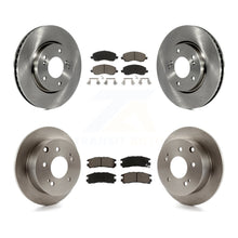 Load image into Gallery viewer, Front Rear Disc Brake Rotors And Ceramic Pads Kit For Mitsubishi Galant