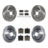Front Rear Disc Brake Rotors And Ceramic Pad Kit For Mercedes-Benz SLK280 SLK300