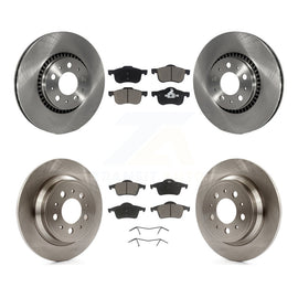 Front Rear Disc Brake Rotors And Ceramic Pads Kit For Volvo S60 V70 XC70 S80