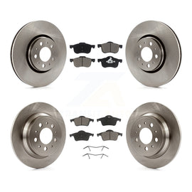 Front Rear Brake Rotor & Ceramic Pad Kit For Volvo S60 With 316mm Diameter
