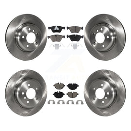 Front Rear Disc Brake Rotors And Ceramic Pads Kit For BMW 528i xDrive