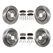Load image into Gallery viewer, Front Rear Disc Brake Rotors And Ceramic Pads Kit For Honda Pilot Ridgeline