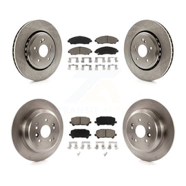 [Front+Rear] 2014-2016 Acura MDX Premium OE Brake Rotors & Ceramic Pads Kit For Max Braking