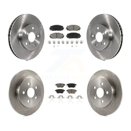 Front Rear Brake Rotor And Ceramic Pad Kit For Toyota Prius Lexus CT200h Plug-In