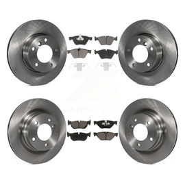 Front Rear Disc Brake Rotors And Ceramic Pads Kit For BMW 328i 325i 323i