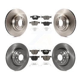 [Front+Rear] 2007 BMW 335xi Premium OE Brake Rotors & Ceramic Pads Kit For Max Braking